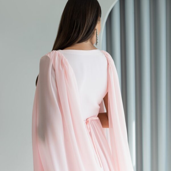 sachin and babi light blue dress Light pink cape dress – Dressing Simple